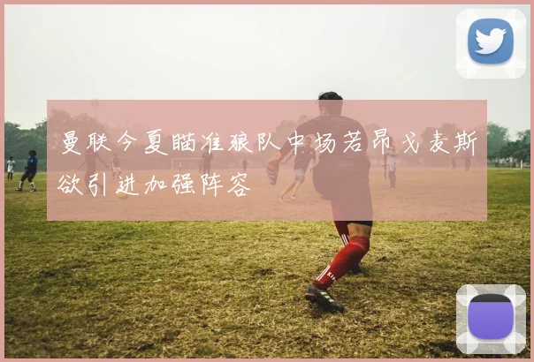 曼联今夏瞄准狼队中场若昂戈麦斯欲引进加强阵容